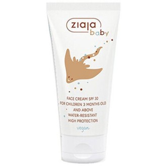 Ziaja Kids Sun Face Cream SPF 30 - Dětský ochranný krém na obličej 50ml