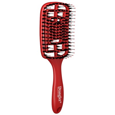 Dtangler Dry Blow GLOW AND GO Red Scarlett - plaukų šepetys