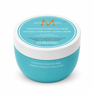 Moroccanoil Weightless Hydration Mask - drėkinamoji kaukė sausiems plaukams, 250 ml
