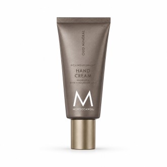Moroccanoil Oud Mineral Hand Cream - intensyviai drėkinantis, greitai įsigeriantis rankų kremas, 40