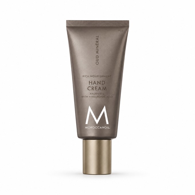 Moroccanoil Oud Mineral Hand Cream - intensyviai drėkinantis, greitai įsigeriantis rankų kremas, 40