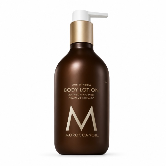 Moroccanoil Oud Mineral Body Lotion - lengvas, greitai įsigeriantis kūno losjonas, 360 ml