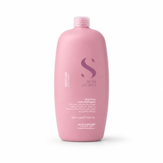 Alfaparf Milano Semi Di Lino Moisture Nutritive Low Shampoo - šampūnas sausiems plaukams, 1000 ml