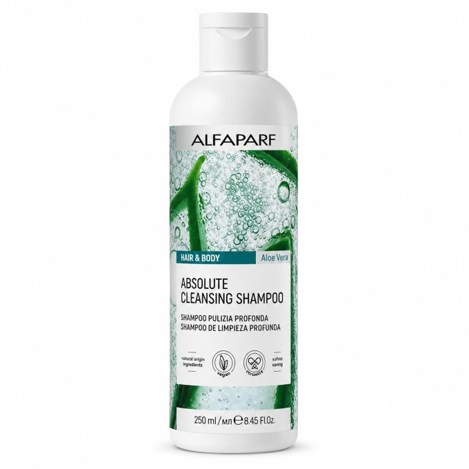 Alfaparf Milano Hair & Body Absolute Cleansing Shampoo - Valomasis šampūnas, 250 ml