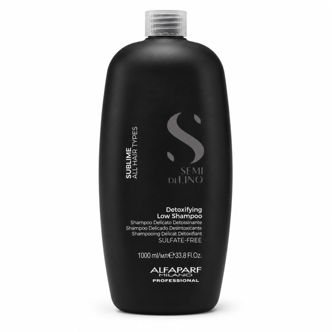 Alfaparf Milano Semi Di Lino Sublime Detoxifying Low Shampoo - Detoksikuojantis šampūnas, 250 ml