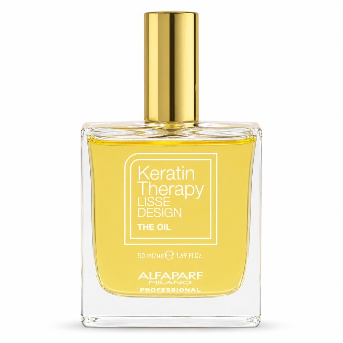 Alfaparf Milano Keratin Therapy Lisse Design The Oil - Nourishing oil for all hair types 50 ml