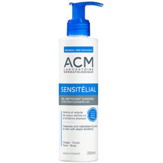 ACM Sensitélial Cleansing Gel - Ultra výživný čisticí gel 200ml