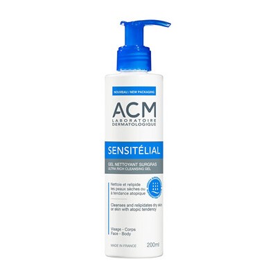 ACM Sensitélial Cleansing Gel - Ultra výživný čisticí gel 200ml