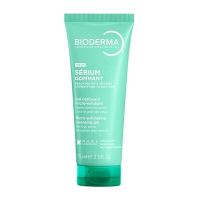 Bioderma Sébium Micro-Exfoliating Cleansing Gel - Pleťový peeling 75ml