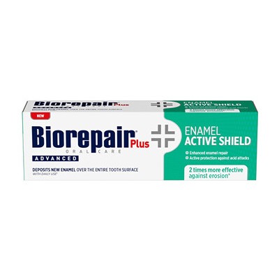 Biorepair Plus Advanced Enamel Active Shield Toothpaste - Zubní pasta 75ml