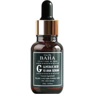 Cos De Baha G Glycolic Acid 10 AHA Serum - Exfoliační sérum s 10% kyselinou glykolovou pro obnovu a vyhlazení pleti 30ml