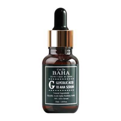 Cos De Baha G Glycolic Acid 10 AHA Serum - Exfoliační sérum s 10% kyselinou glykolovou pro obnovu a vyhlazení pleti 30ml