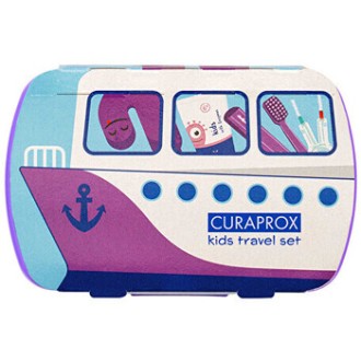 Curaprox Kids Travel Set ( fialový ) - Cestovní sada
