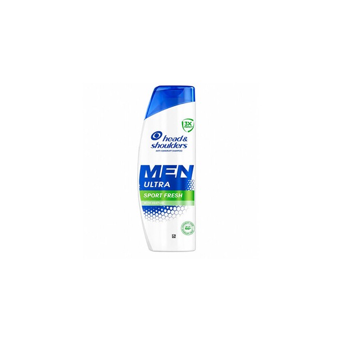 Head & Shoulders Men Ultra Sport Fresh Shampoo - Šampon pro muže proti lupům 300ml