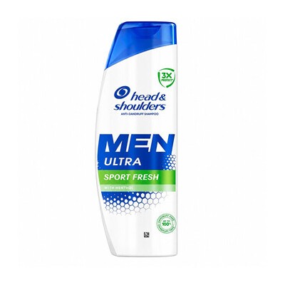 Head & Shoulders Men Ultra Sport Fresh Shampoo - Šampon pro muže proti lupům 300ml