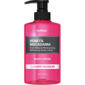 KUNDAL Honey & Macadamia Cherry Blossom Body Lotion - Vyživující tělové mléko 500ml