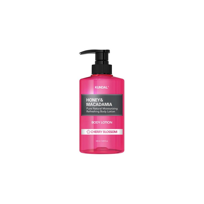 KUNDAL Honey & Macadamia Cherry Blossom Body Lotion - Vyživující tělové mléko 500ml