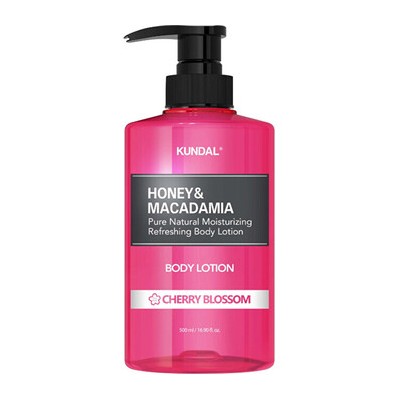KUNDAL Honey & Macadamia Cherry Blossom Body Lotion - Vyživující tělové mléko 500ml