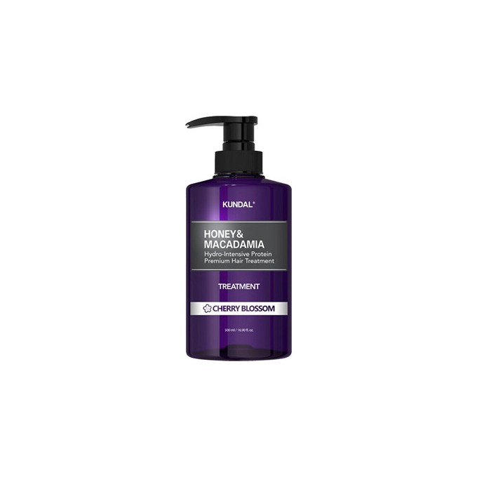 KUNDAL Honey & Macadamia Cherry Blossom Treatment - Hydrointenzivní proteinová kúra na vlasy 500ml