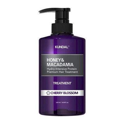 KUNDAL Honey & Macadamia Cherry Blossom Treatment - Hydrointenzivní proteinová kúra na vlasy 500ml