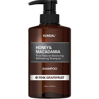 KUNDAL Honey & Macadamia Pink Grapefruit Nature Shampoo - Přírodní hydratační šampon 500ml