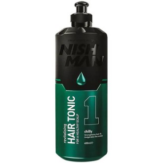 Nishman Revitalising Hair Tonic - Vlasové tonikum pro stimulaci mužské vlasové pokožky 400ml