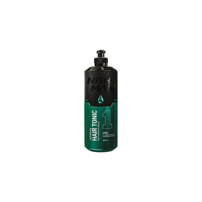 Nishman Revitalising Hair Tonic - Vlasové tonikum pro stimulaci mužské vlasové pokožky 400ml