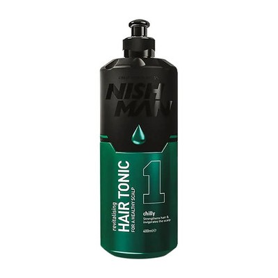 Nishman Revitalising Hair Tonic - Vlasové tonikum pro stimulaci mužské vlasové pokožky 400ml