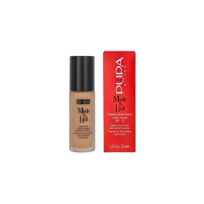 Pupa Long Lasting Make Up SPF 10 Made To Last ( Total Comfort Foundation) 30ml 001 Light Ivory