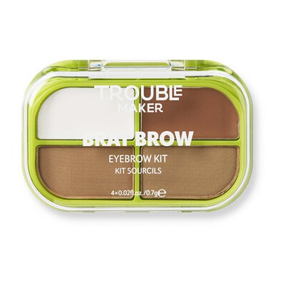 Trouble Maker Brat Brow Eyebrow Kit - Sada na úpravu obočí Light Brown