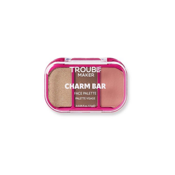 Trouble Maker Charm Bar Face Palette - Paletka na tvář 4,5 g Sweet Escape