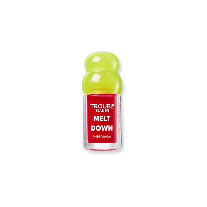 Trouble Maker Melt Down Lip Oil - Olej na rty 2 ml Dizzy Busy Green