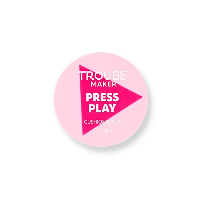 Trouble Maker Press Play Cushion Blush - Tvářenka v houbičce 4 g Remix Peach