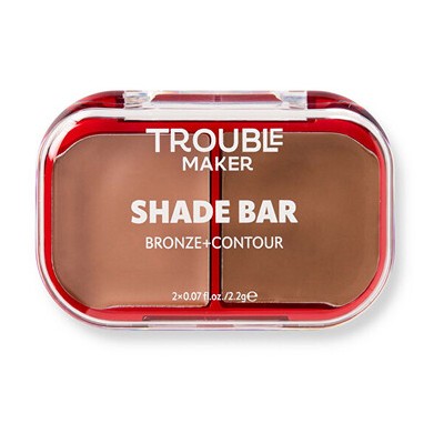 Trouble Maker Shade Bar Bronze and Contour Palette - Paletka na tvář 2,2 g Rant + Rave