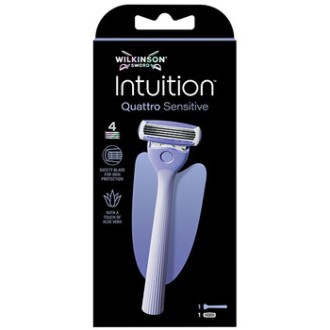 Wilkinson Sword Intuition Quattro Sensitive - Holicí strojek + 1 hlavice