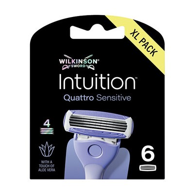 Wilkinson Sword Intuition Quattro Sensitive - Náhradní hlavice 3.0ks