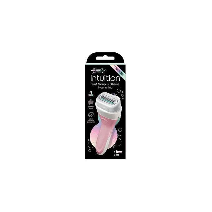 Wilkinson Sword Soap and Shave Nourishing 2in1 - Holicí strojek + 1 hlavice
