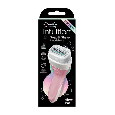 Wilkinson Sword Soap and Shave Nourishing 2in1 - Holicí strojek + 1 hlavice