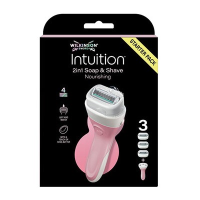 Wilkinson Sword Soap and Shave Nourishing 2in1 - Holicí strojek + 3 hlavice