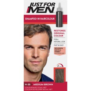 Just For Men Gel Color - Barva na vlasy pro muže 0ml H35 Medium Brown