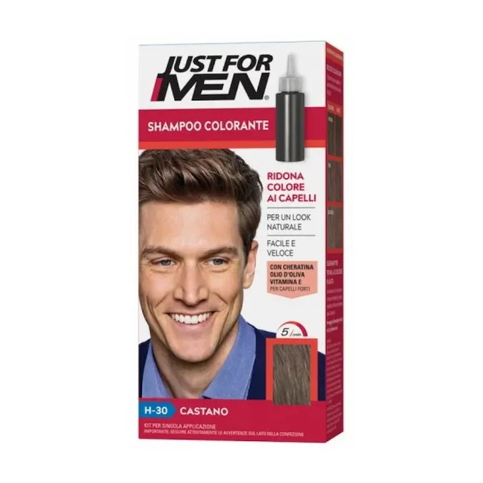 Just For Men Gel Color - Barva na vlasy pro muže 0ml H30 Light Medium