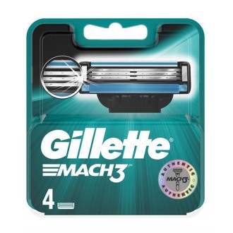 Gillette Mach3 - Spare heads 4 pcs