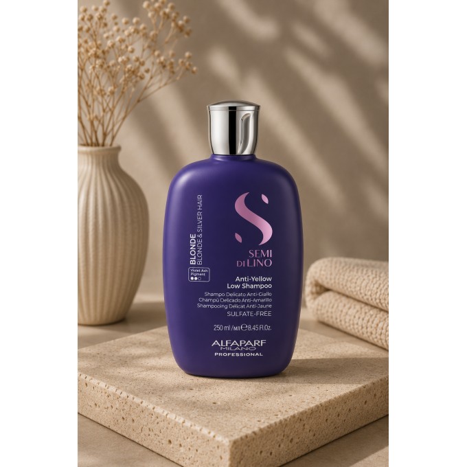 Alfaparf Milano Semi Di Lino Anti-Yellow Low Shampoo 250 ml