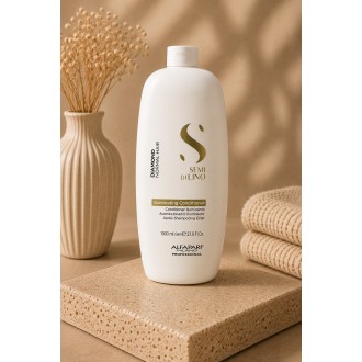 Alfaparf Milano Semi Di Lino Diamond llluminating Conditioner - Brightening conditioner for normal