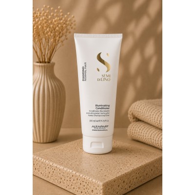 Alfaparf Milano Semi Di Lino Diamond llluminating Conditioner - Brightening conditioner for normal
