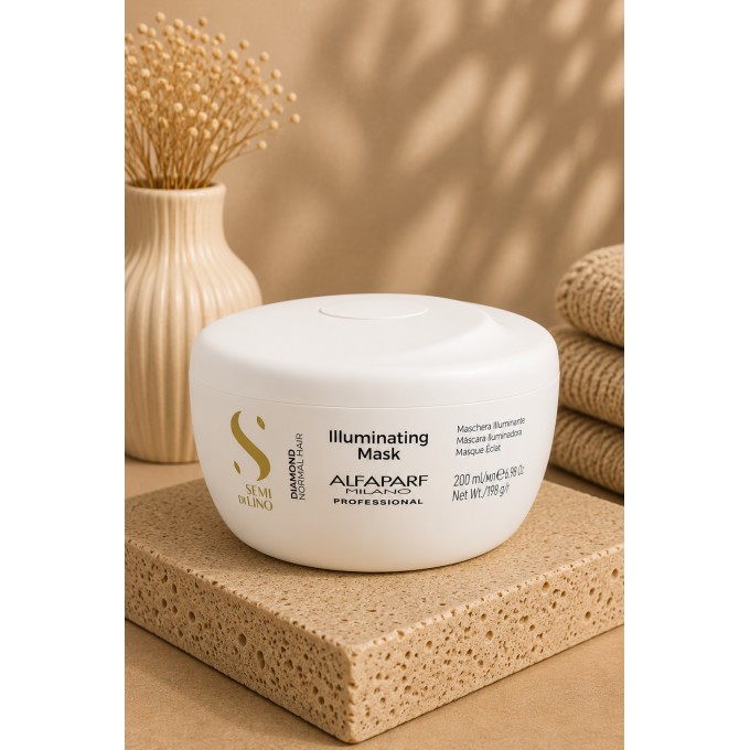 Alfaparf Milano Semi Di Lino Diamond llluminating Mask 200 ml