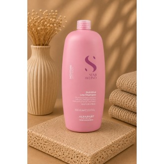Alfaparf Milano Semi Di Lino Moisture Nutritive Low Shampoo - šampūnas sausiems plaukams, 1000 ml