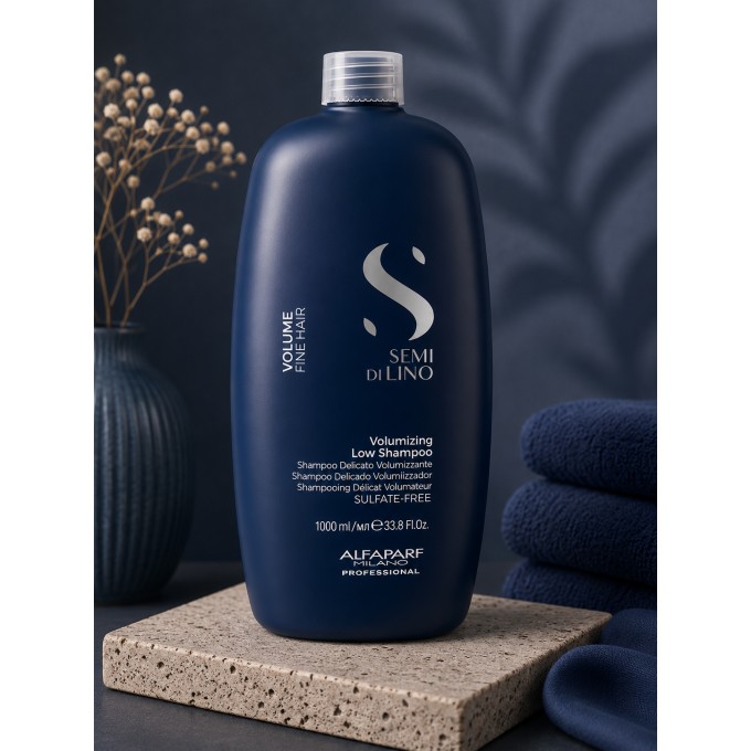 Alfaparf Milano Semi di Lino Volume Volumizing Low Shampoo (fine and frizzy hair) 1000 ml