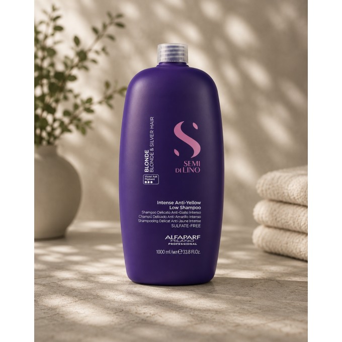 Alfaparf Milano Semi Di Lino Anti-Yellow Low Shampoo 1000 ml