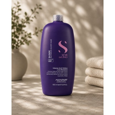 Alfaparf Milano Semi Di Lino Anti-Yellow Low Shampoo 1000 ml